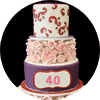 Pastel de celebración ref.1987