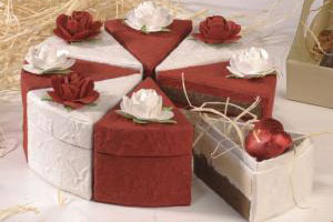 Caja para porción de tarta