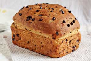 Pan de molde con chocolate