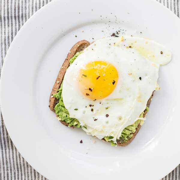 Tostada Huevo frito