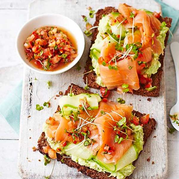 Tostada Salmón